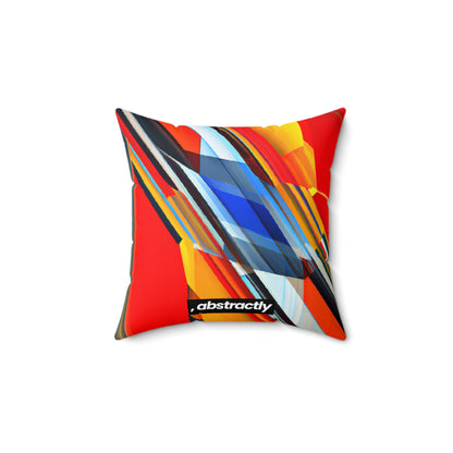 Joshua Fiedler - Air Resistance Force, Abstractly - Faux Suede Throw Pillow