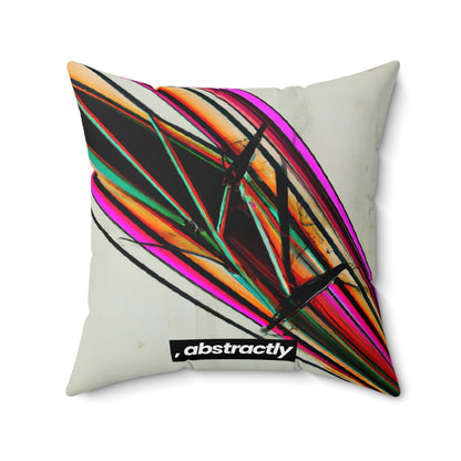 Carl Hartman - Air Resistance Force, Abstractly - Faux Suede Throw Pillow