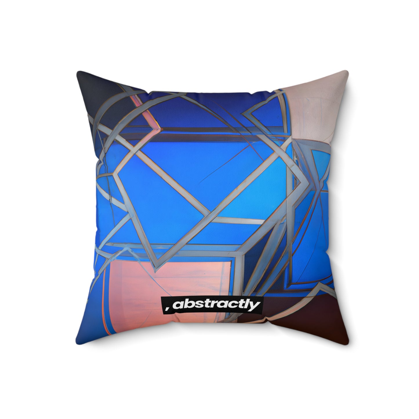 Jean Leventhal - Air Resistance Force, Abstractly - Faux Suede Throw Pillow