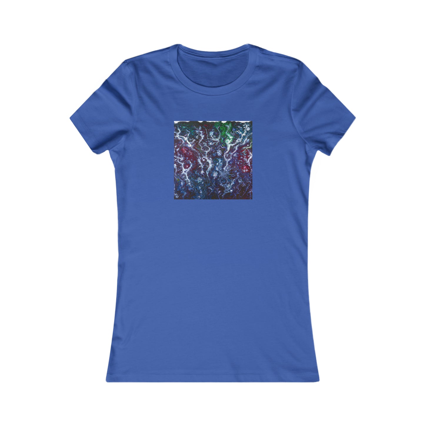 Violet Emission Oxide - Chemistry, Abstractly - Ladies' Cut Tee