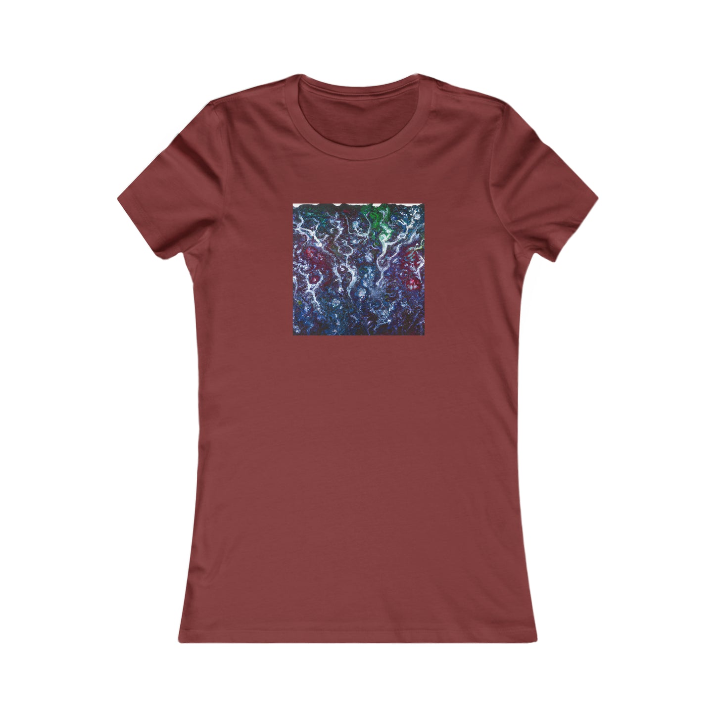 Violet Emission Oxide - Chemistry, Abstractly - Ladies' Cut Tee