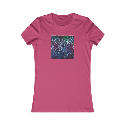 Violet Emission Oxide - Chemistry, Abstractly - Ladies' Cut Tee