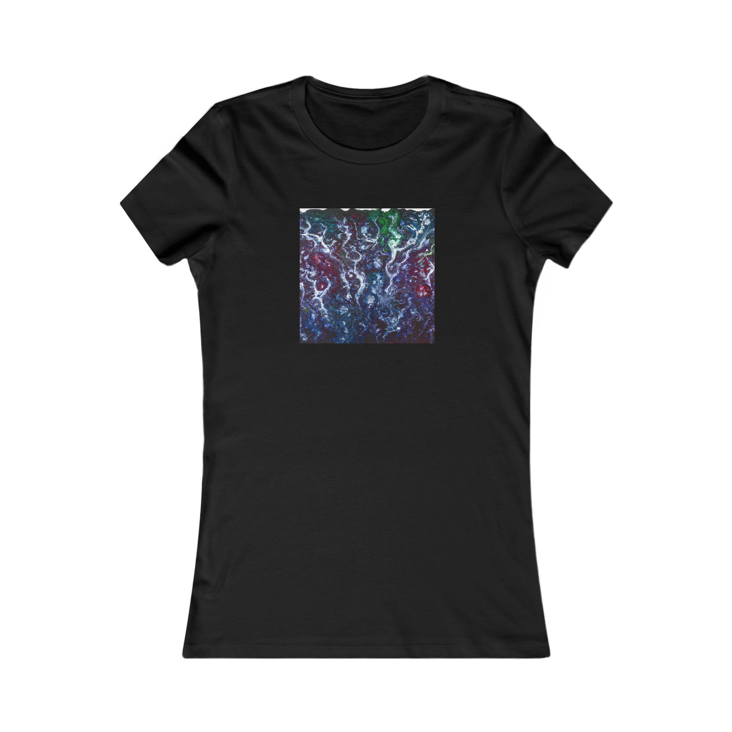 Violet Emission Oxide - Chemistry, Abstractly - Ladies' Cut Tee