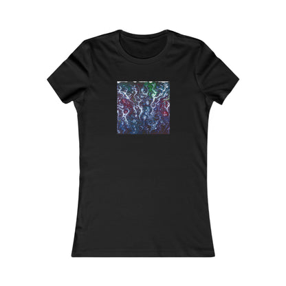 Violet Emission Oxide - Chemistry, Abstractly - Ladies' Cut Tee