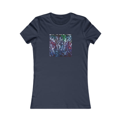 Violet Emission Oxide - Chemistry, Abstractly - Ladies' Cut Tee