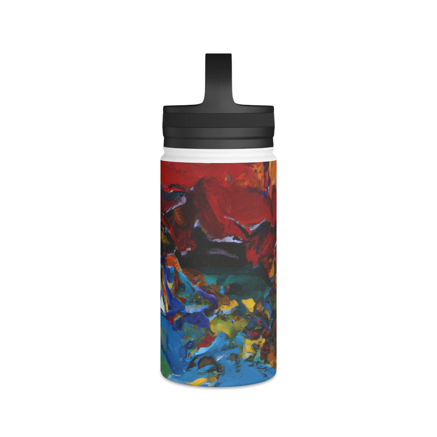 Polarisite Crystals - Chemistry, Abstractly - Stainless Steel Water Bottle