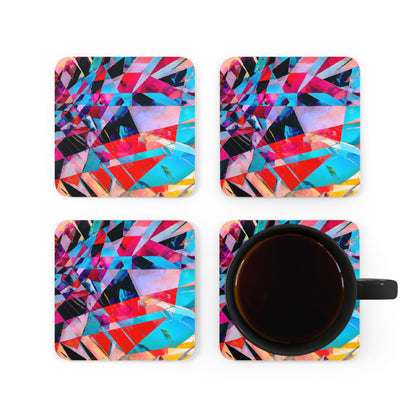 Aiden Merrick - Normal Force, Abstractly - Corkwood Coaster Set of 4