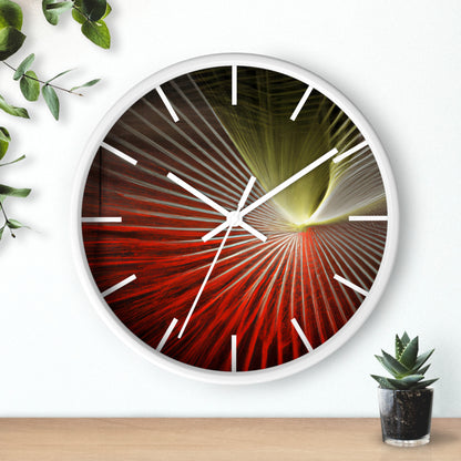 Beatrice Hawking - Spring Force, Abstractly - Wall Clock