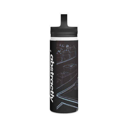 Creston Financial - Cash Flow, Abstractly - Stainless Steel Water Bottle