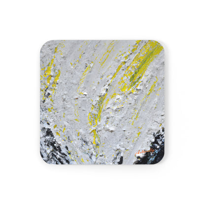 Stellar Sulfide Nitrate - Carbon, Abstractly - Corkwood Coaster Set of 4