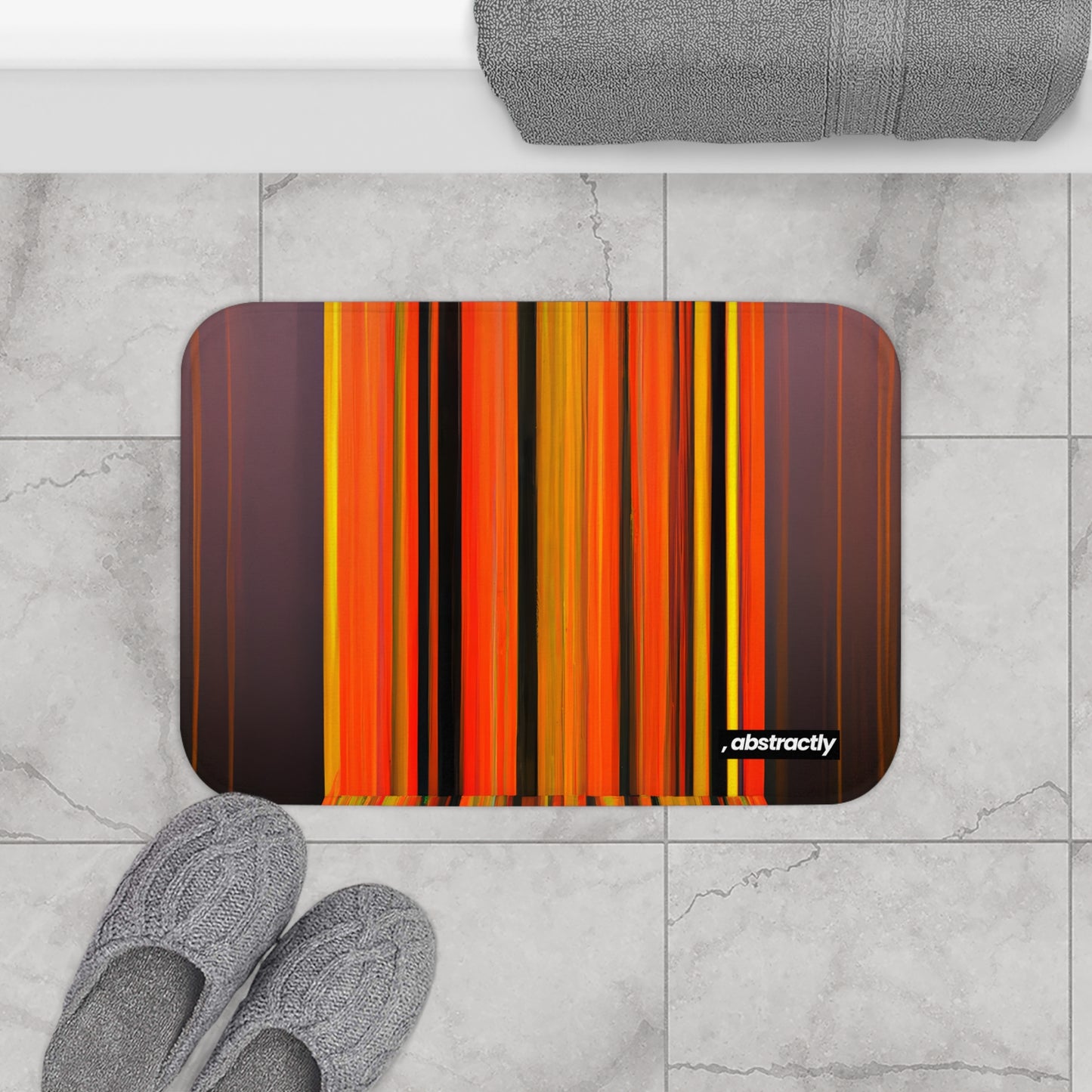 Leonor Fuentes - Normal Force, Abstractly - Bath Mat