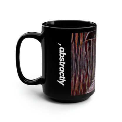 Francis Hardwick - Spring Force, Abstractly - Black Ceramic Mug 15oz