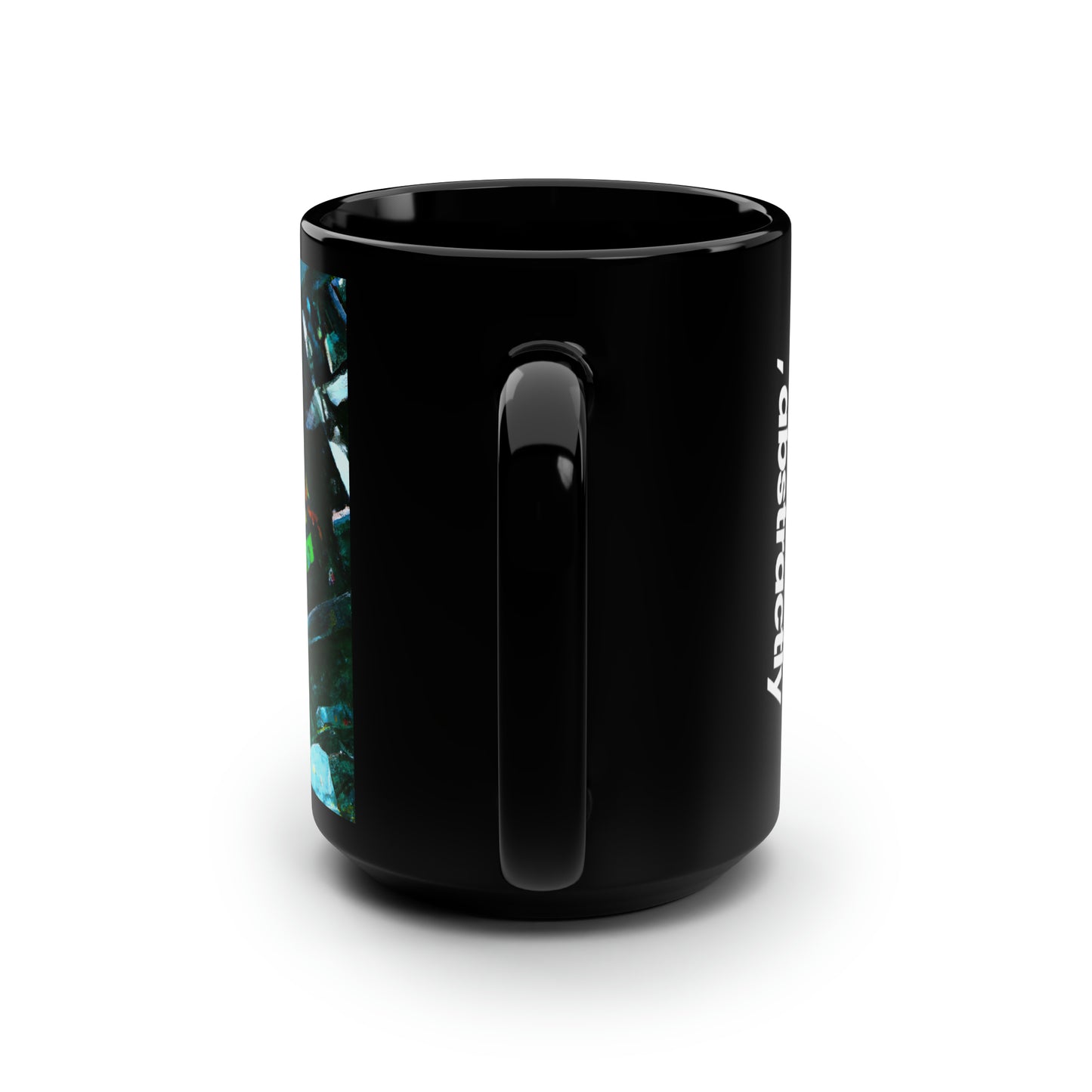 Pinnacle Metrics - Accrual, Abstractly - Black Ceramic Mug 15oz