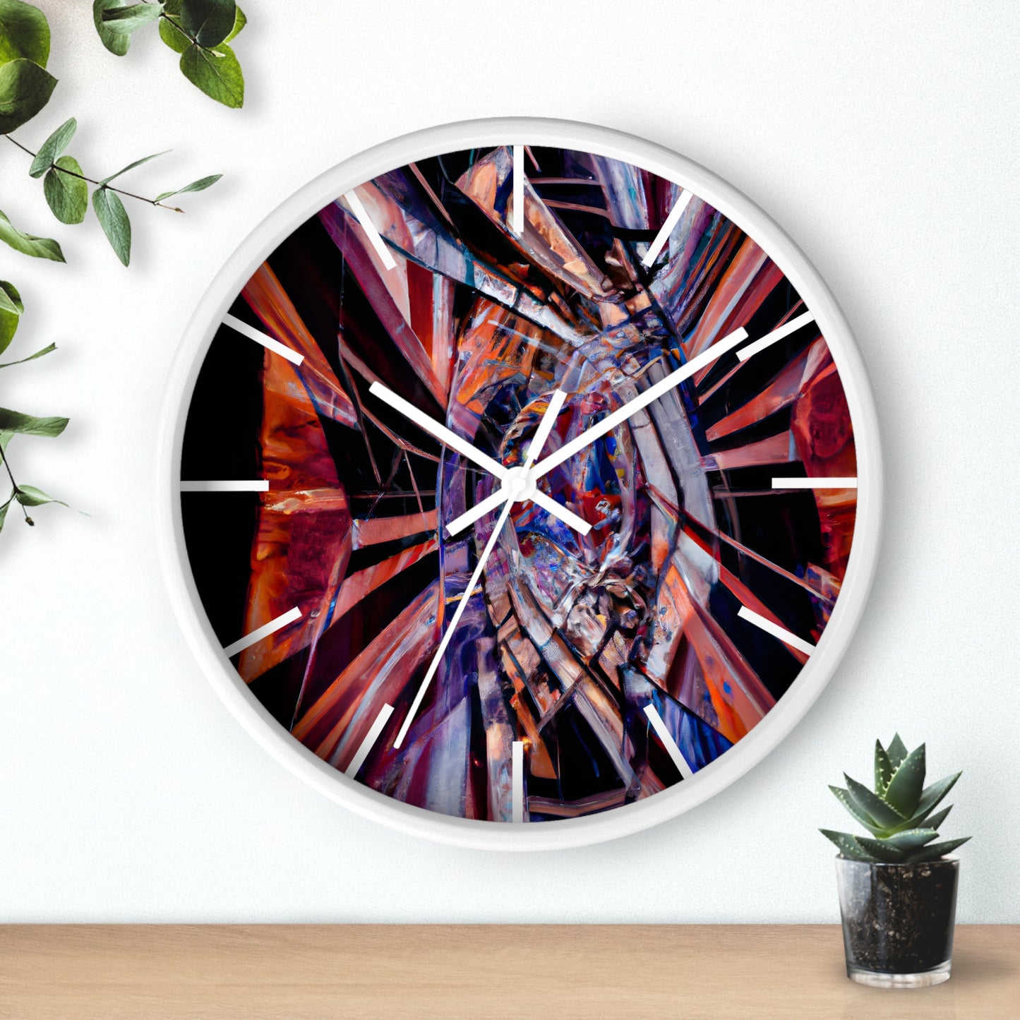 Belinda Hayes - Electromagnetic Force, Abstractly - Wall Clock