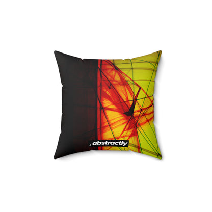 Leonard Sheffield - Magnetic Force, Abstractly - Faux Suede Throw Pillow