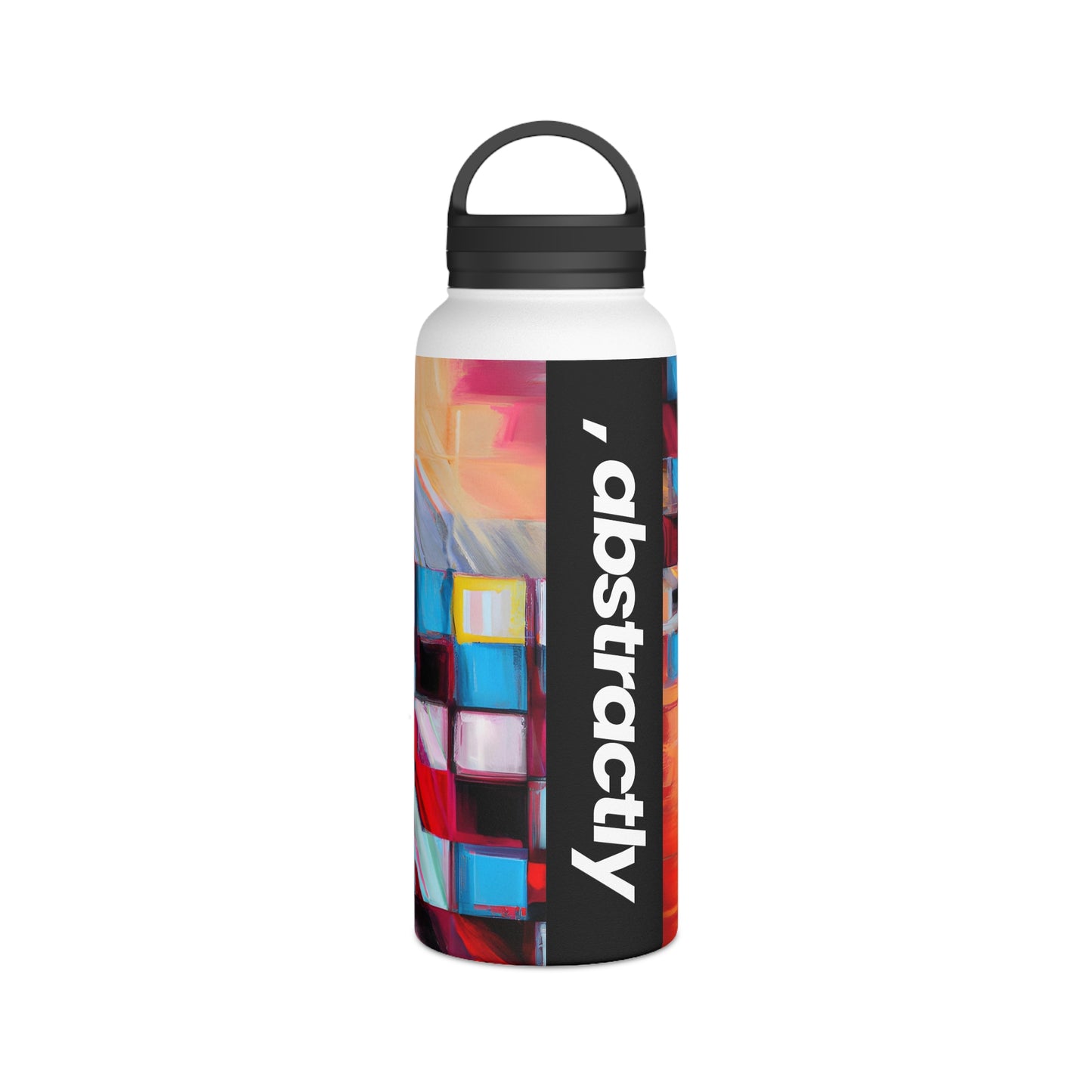 Theodore Bishop - Friction Force, Abstractly - Stainless Steel Water Bottle