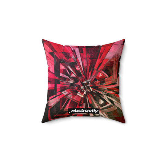 Loren Scott - Gravity Force, Abstractly - Faux Suede Throw Pillow