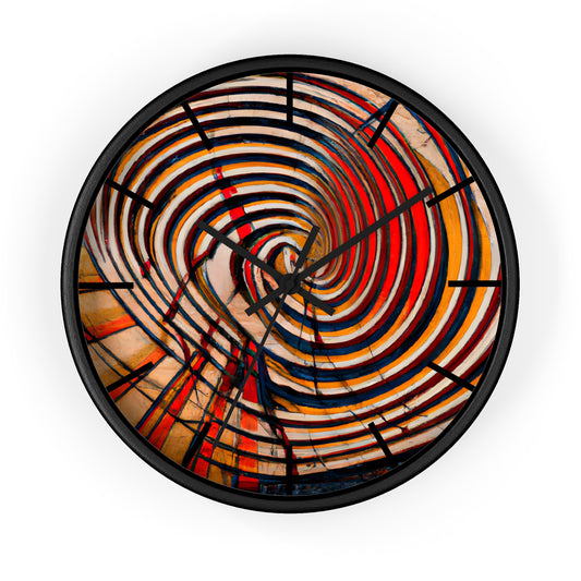 Adelaide Thornton - Magnetic Force, Abstractly - Wall Clock