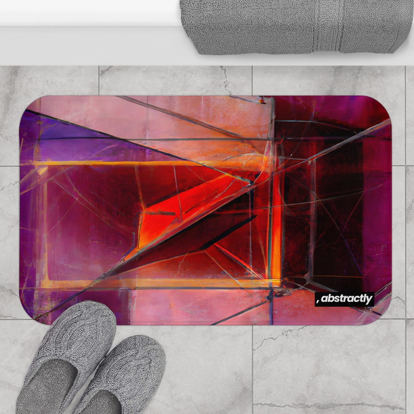 Margaret Hollis - Strong Force, Abstractly - Bath Mat