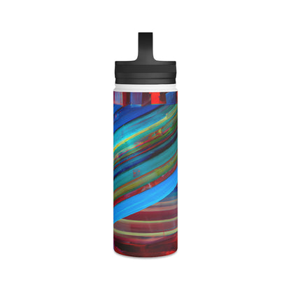 Elise Hofmann - Strong Force, Abstractly - Stainless Steel Water Bottle