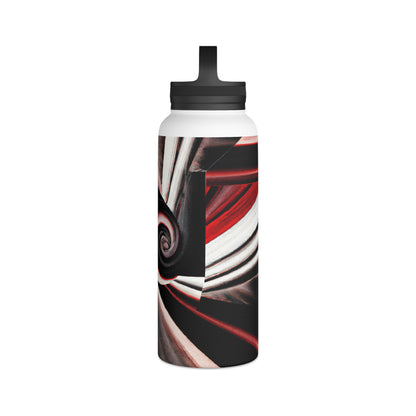 Louisa Eisenberg - Tension Force, Abstractly - Stainless Steel Water Bottle