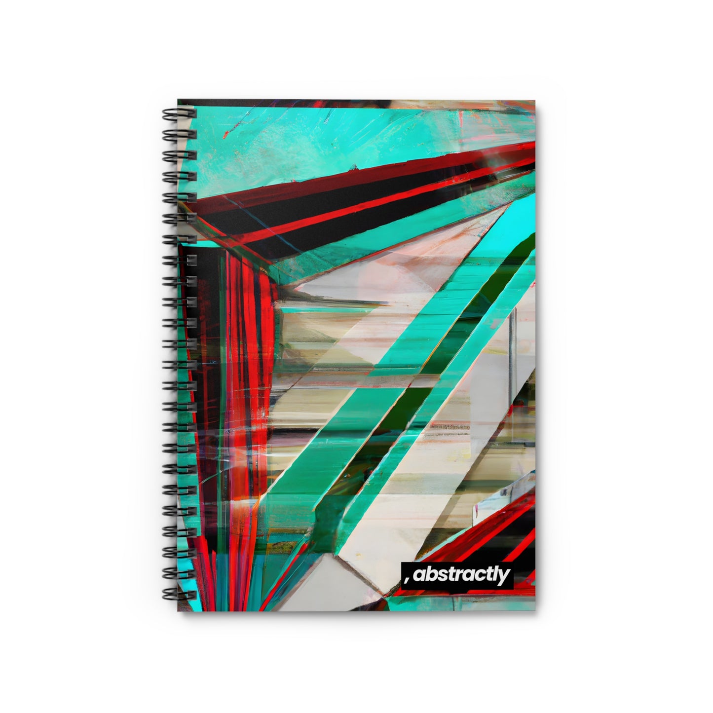 Bonnie Rosenbaum - Electric Force, Abstractly - Spiral Notebook