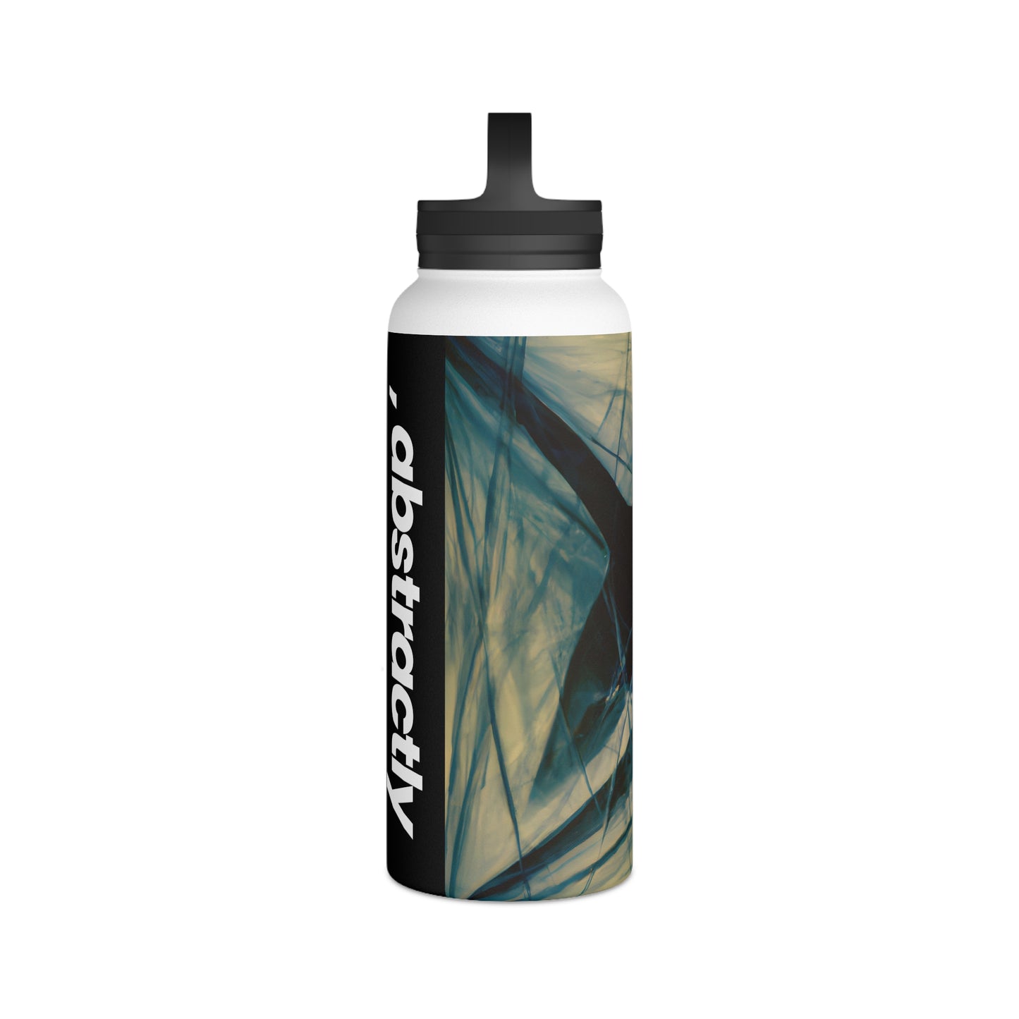 Helen Bertrand - Magnetic Force, Abstractly - Stainless Steel Water Bottle