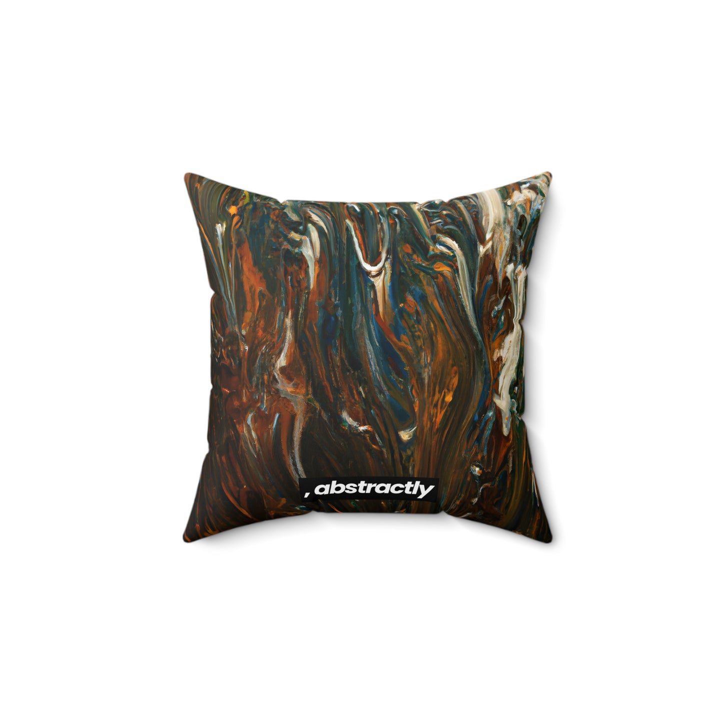 Hovenite Crystalline Matrix - Chemistry, Abstractly - Faux Suede Throw Pillow