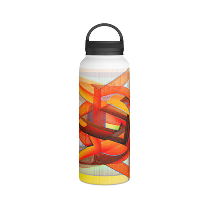 Dorian Stansfield - Magnetic Force, Abstractly - Stainless Steel Water Bottle