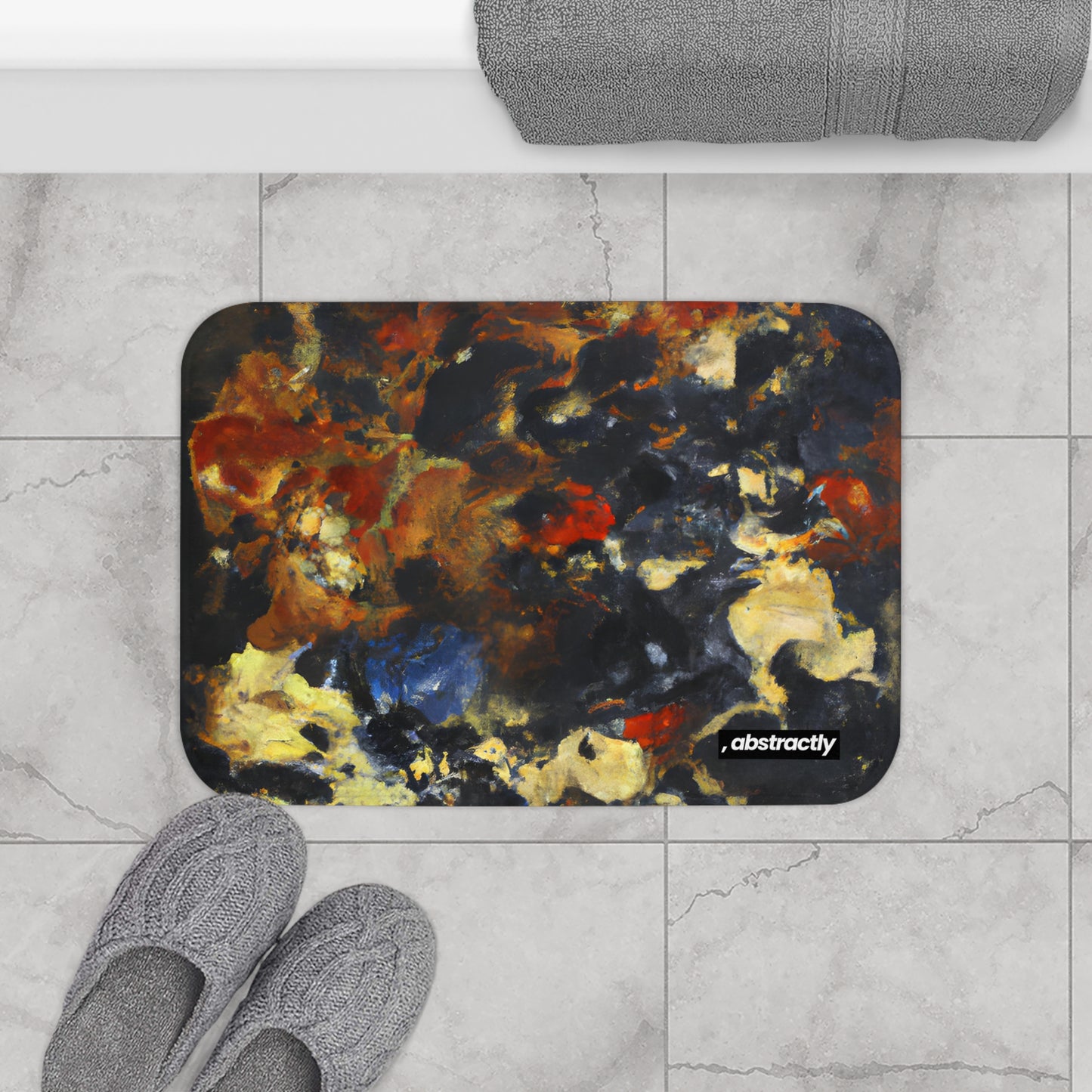 Neonexium Crystal - Chemistry, Abstractly - Bath Mat