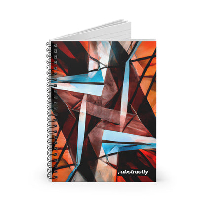 Lilian Hawking - Electric Force, Abstractly - Spiral Notebook