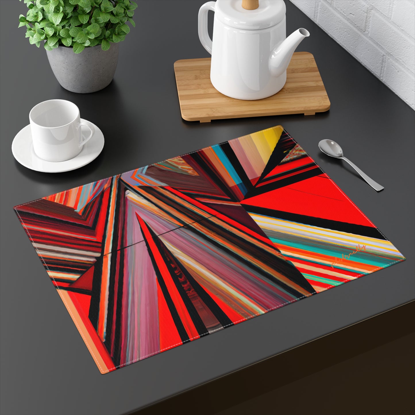 Clara Wentworth - Applied Force, Abstractly - Placemat