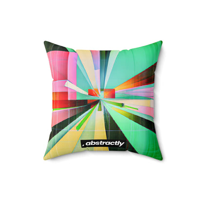 Joe Tremaine - Applied Force, Abstractly - Faux Suede Throw Pillow