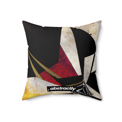 Duncan LeGrande - Tension Force, Abstractly - Faux Suede Throw Pillow