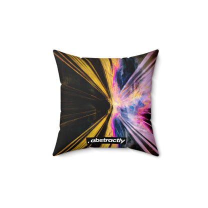 Dorothy Westfall - Electromagnetic Force, Abstractly - Faux Suede Throw Pillow