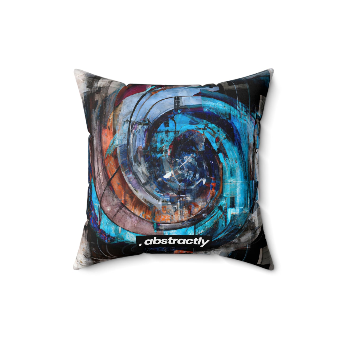 Rose Strauss - Gravity Force, Abstractly - Faux Suede Throw Pillow