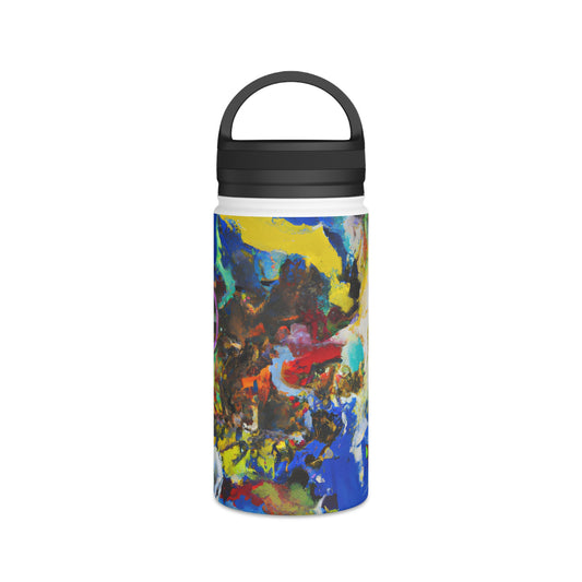 Xenospheric Blue - Chemistry, Abstractly - Stainless Steel Water Bottle