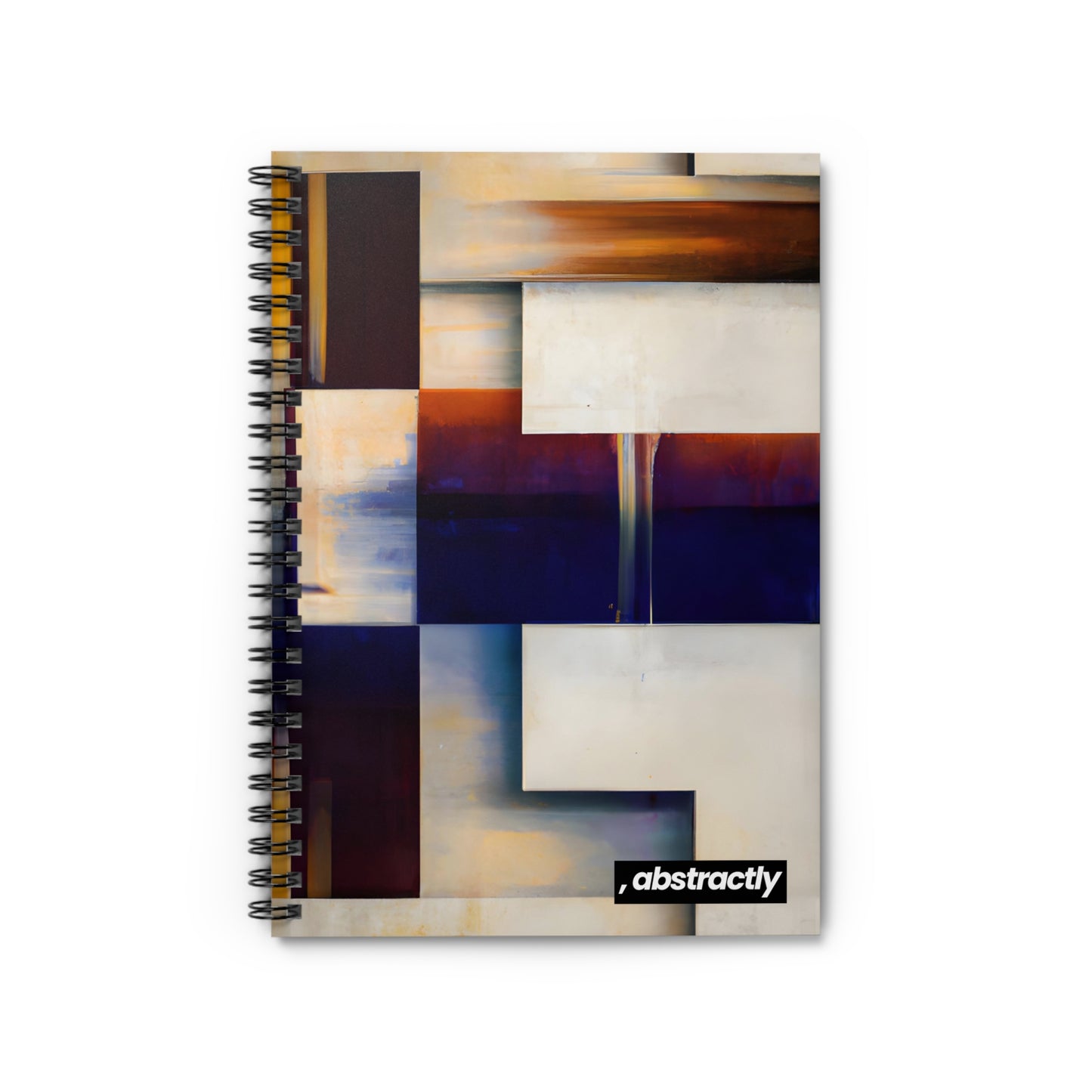 Emma Faraday - Applied Force, Abstractly - Spiral Notebook