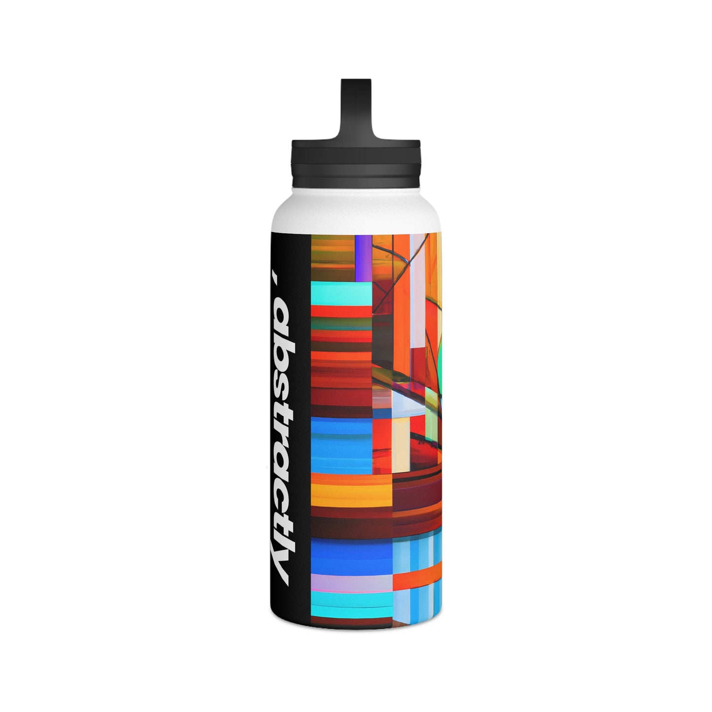 Edward Higgs - Electromagnetic Force, Abstractly - Stainless Steel Water Bottle