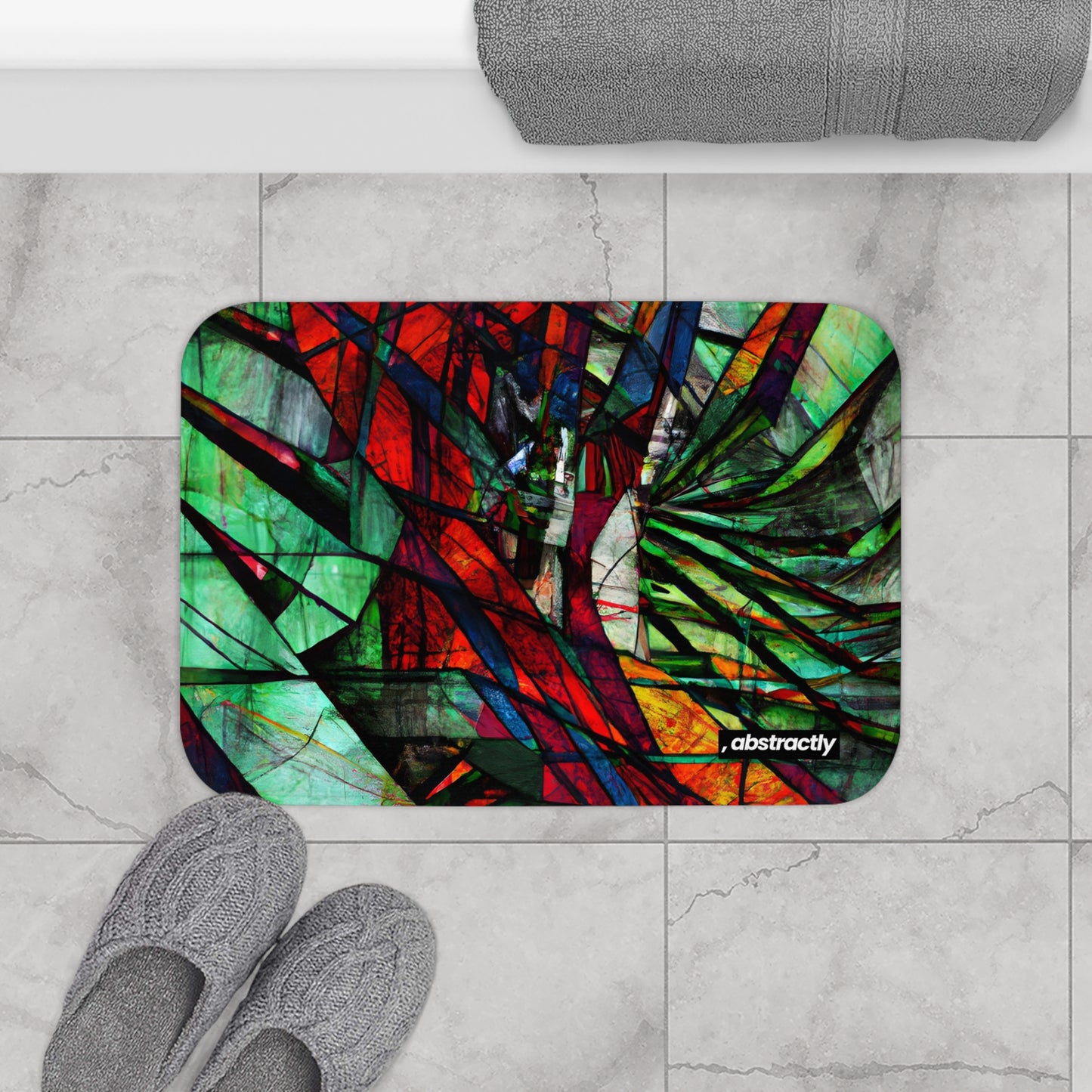 Nora Blythe - Gravity Force, Abstractly - Bath Mat