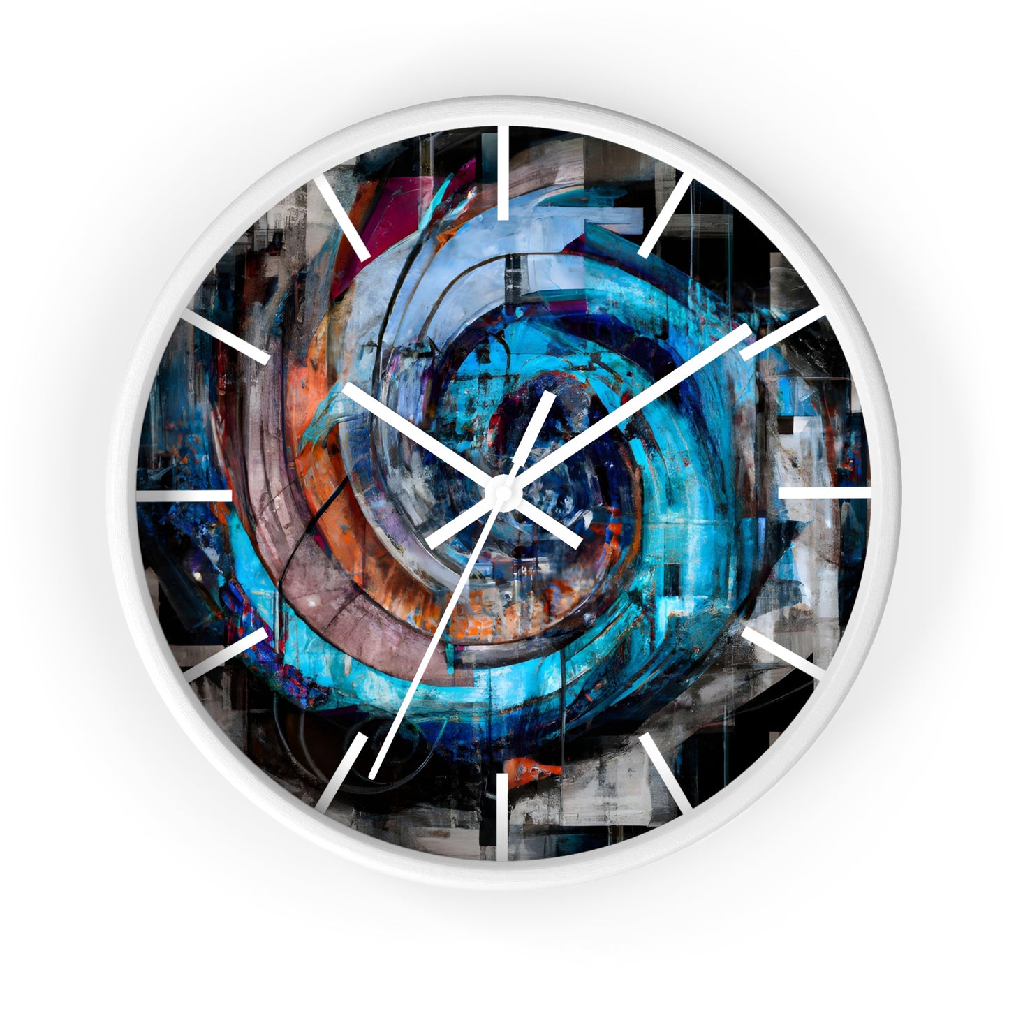 Rose Strauss - Gravity Force, Abstractly - Wall Clock