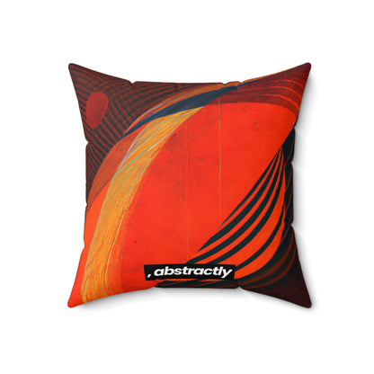 Nora Eisenberg - Normal Force, Abstractly - Faux Suede Throw Pillow