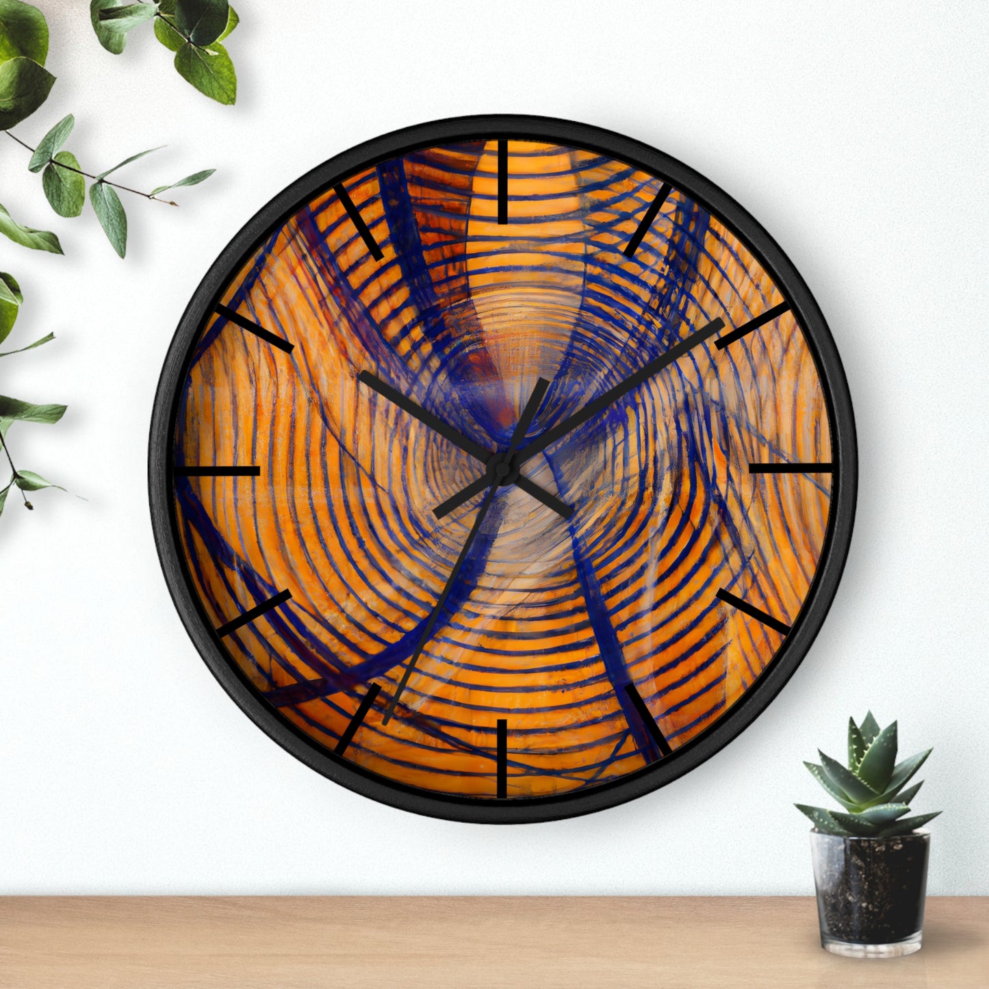 Carolyn Bennett - Spring Force, Abstractly - Wall Clock