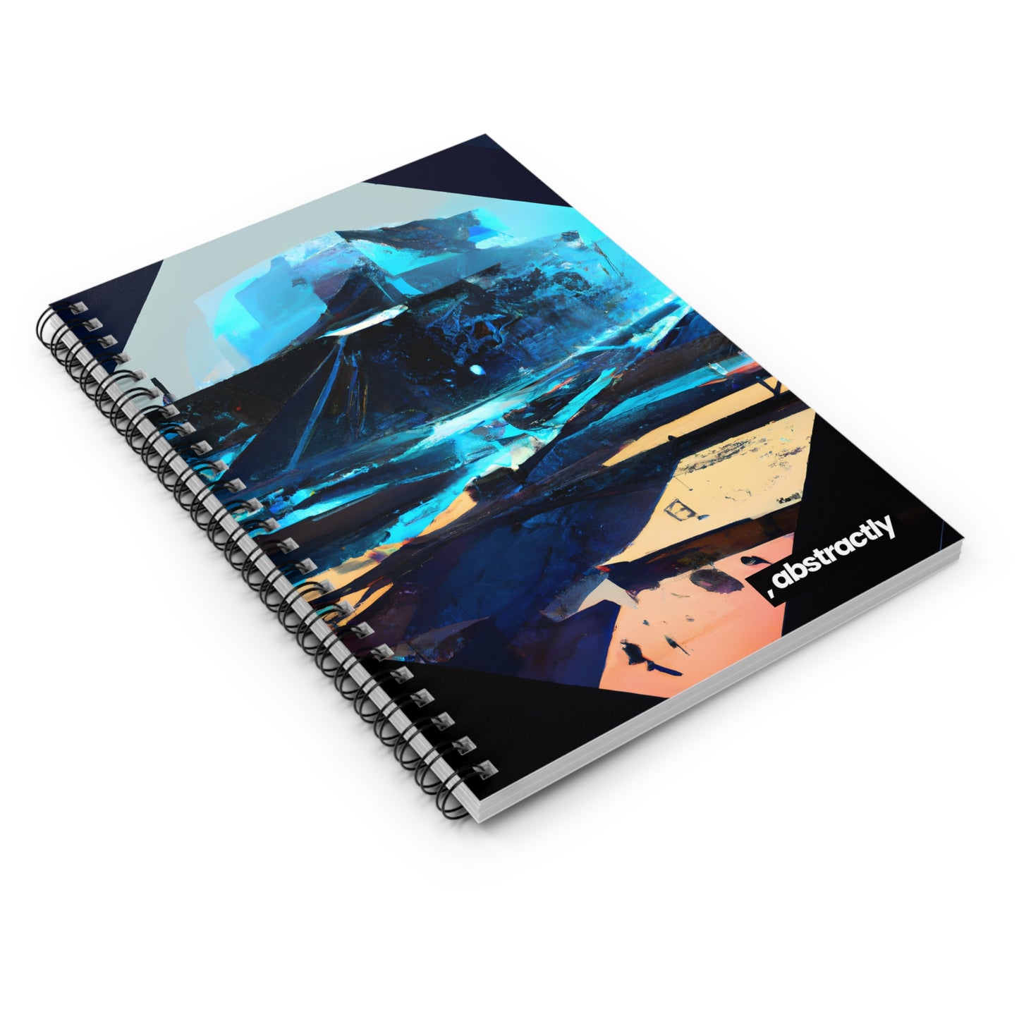 Glacier Capital - Interest, Abstractly - Spiral Notebook