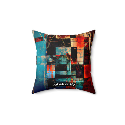 Harvey Sterling - Weak Force, Abstractly - Faux Suede Throw Pillow