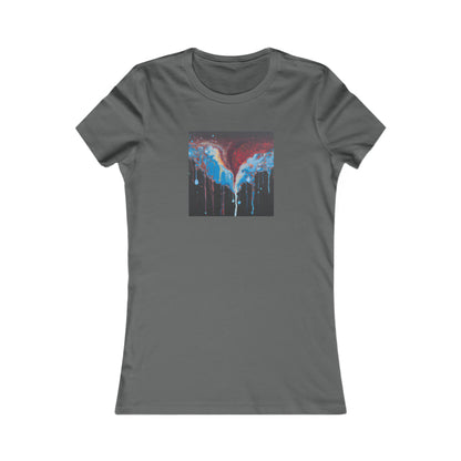 Quantum Quicksilver Crystal - Chemistry, Abstractly - Ladies' Cut Tee