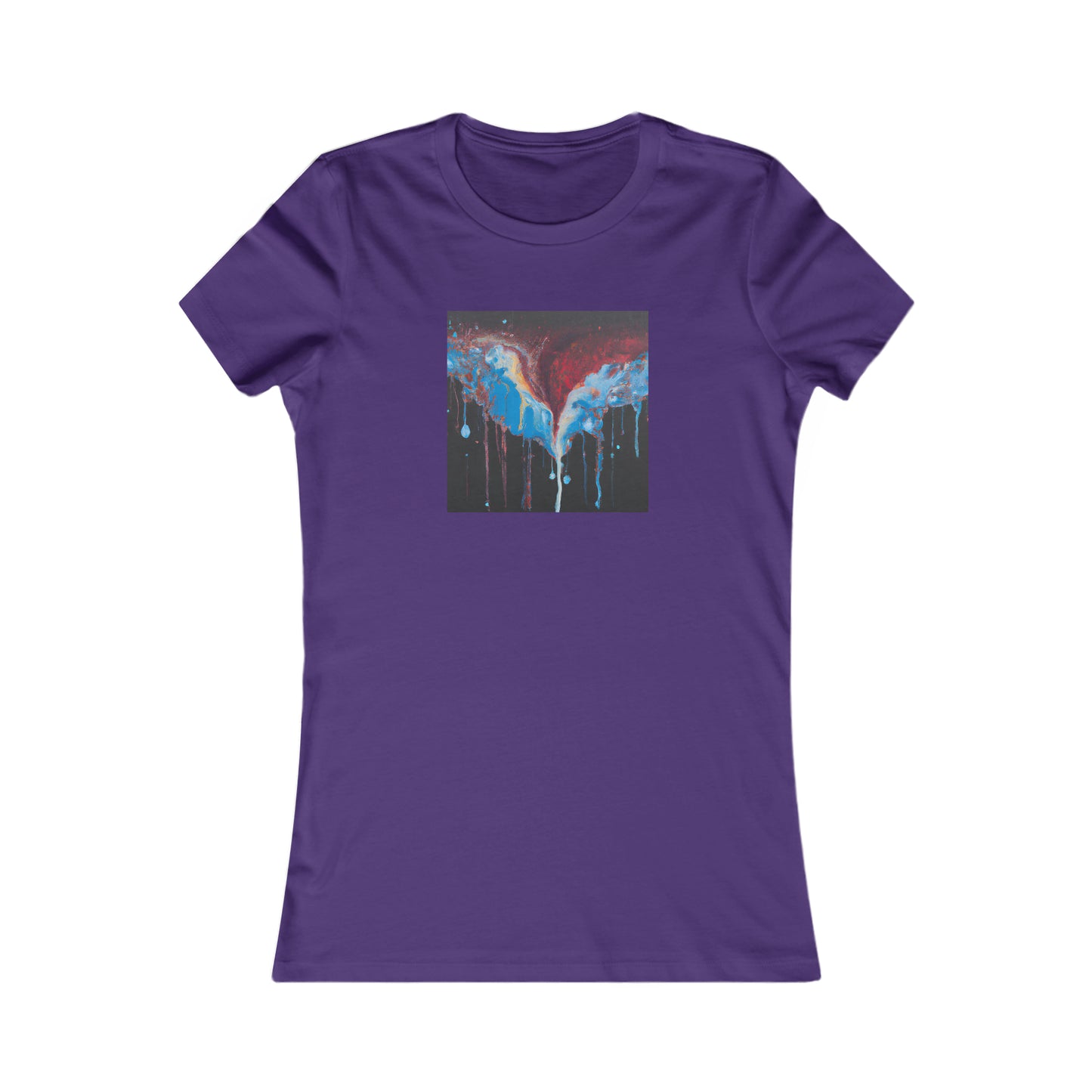 Quantum Quicksilver Crystal - Chemistry, Abstractly - Ladies' Cut Tee