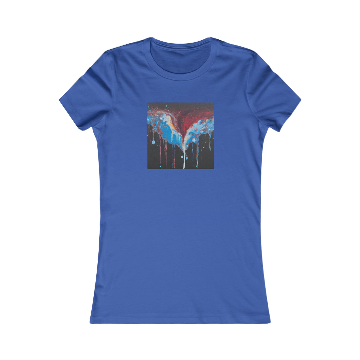 Quantum Quicksilver Crystal - Chemistry, Abstractly - Ladies' Cut Tee