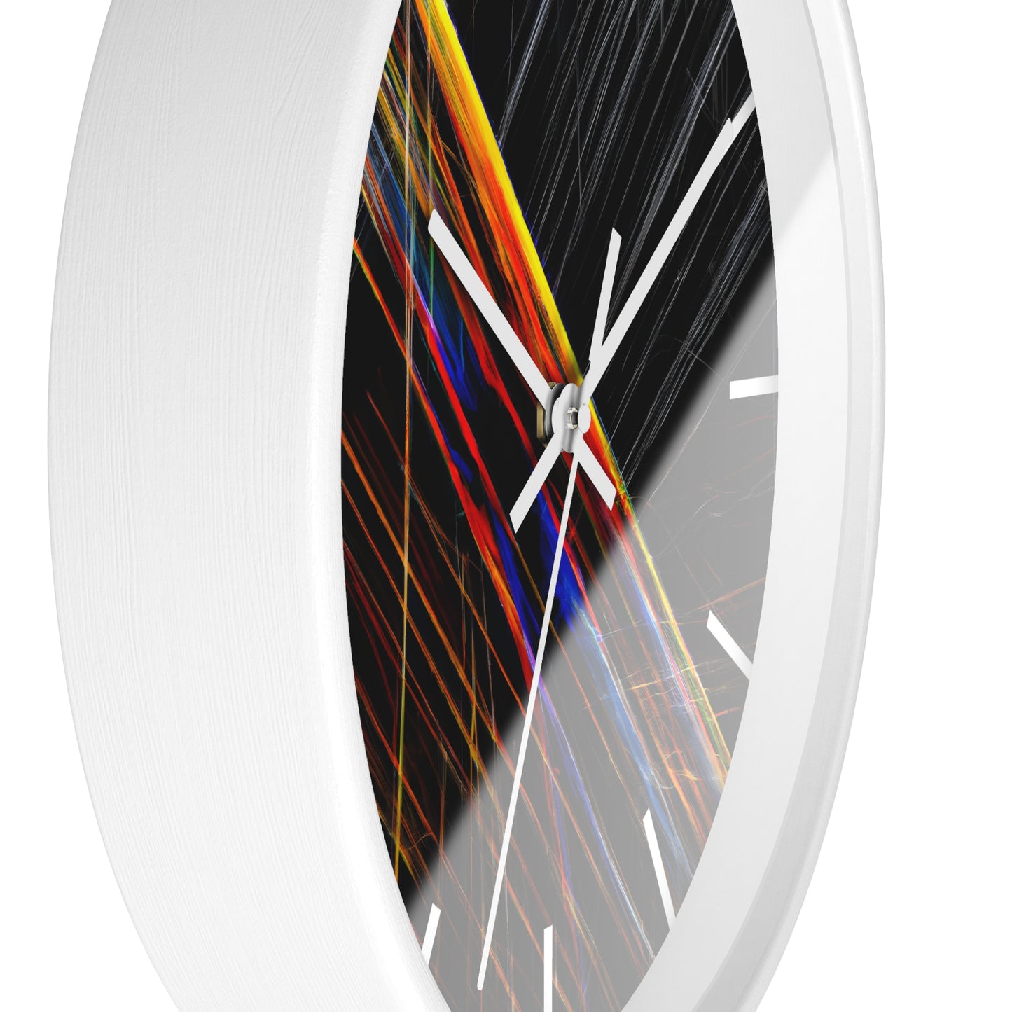 Marion Huxley - Electric Force, Abstractly - Wall Clock