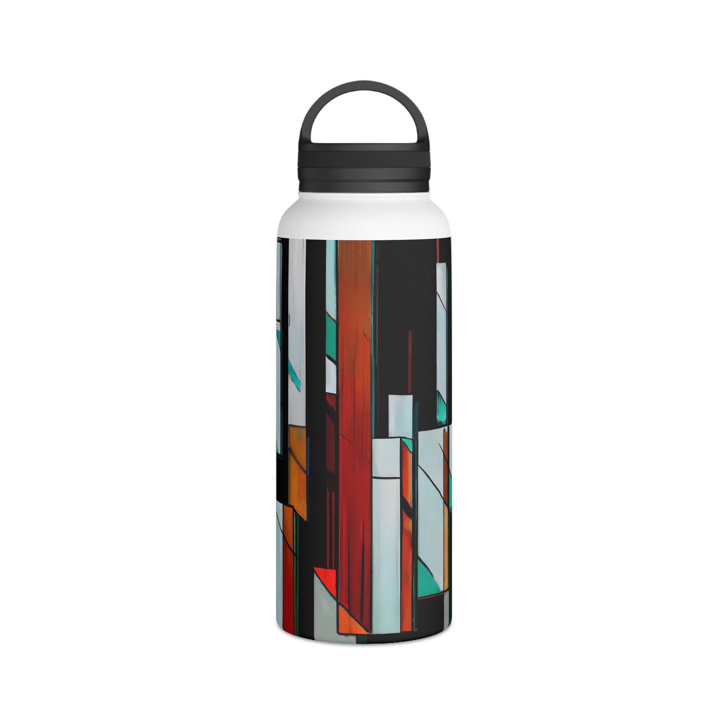 Ava Eisenstein - Friction Force, Abstractly - Stainless Steel Water Bottle